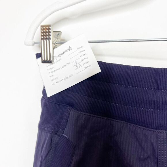 Lululemon Womens Blue Elastic Waist Pockets Drawstring Activewear Pant Size 6 - Picture 8 of 8